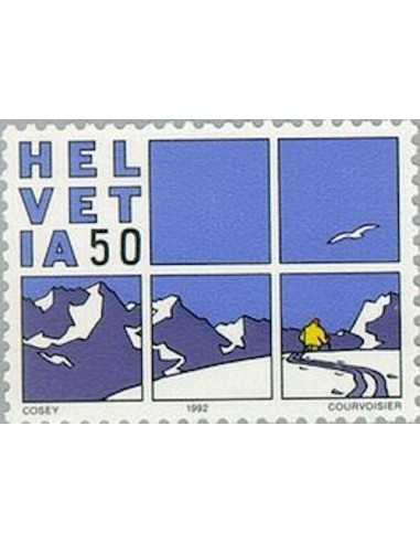 Timbre Poste Suisse N° 1403 Neuf ** philatelie foxtimbre