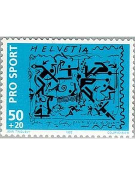 Timbre Poste Suisse N° 1410 Neuf ** philatelie foxtimbre