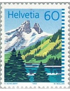 Timbre Poste Suisse N° 1418 Neuf ** philatelie foxtimbre