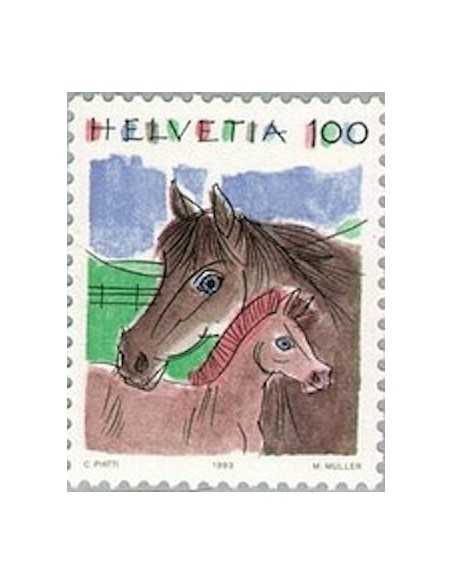 Timbre Poste Suisse N° 1419 Neuf ** philatelie foxtimbre