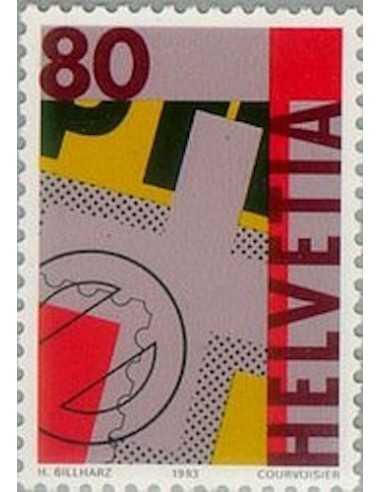 Timbre Poste Suisse N° 1425 Neuf ** philatelie foxtimbre