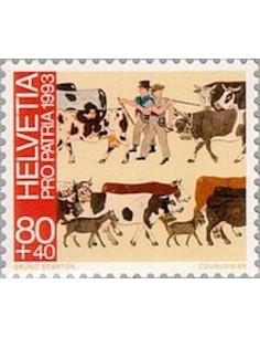 Timbre Poste Suisse N° 1432 Neuf ** philatelie foxtimbre