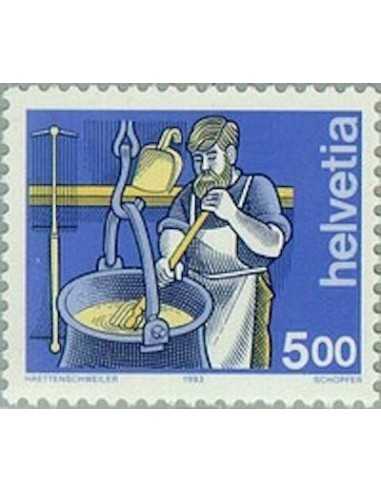 Timbre Poste Suisse N° 1434 Neuf ** philatelie foxtimbre