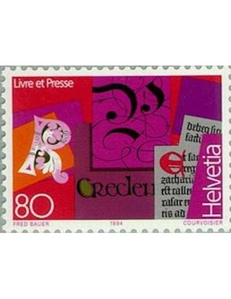 Timbre Poste Suisse N° 1450 Neuf ** philatelie foxtimbre