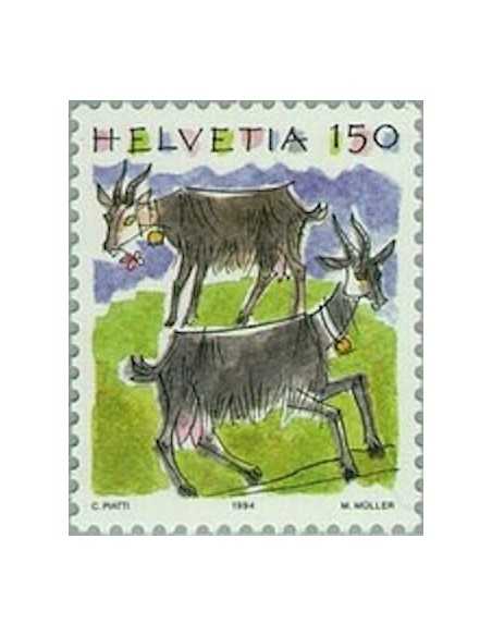 Timbre Poste Suisse N° 1459 Neuf ** philatelie foxtimbre