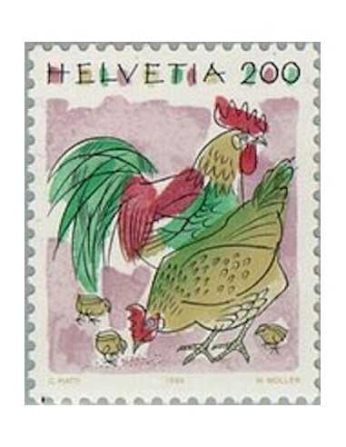 Timbre Poste Suisse N° 1460 Neuf ** philatelie foxtimbre