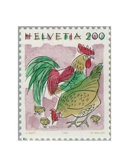 Timbre Poste Suisse N° 1460 Neuf ** philatelie foxtimbre