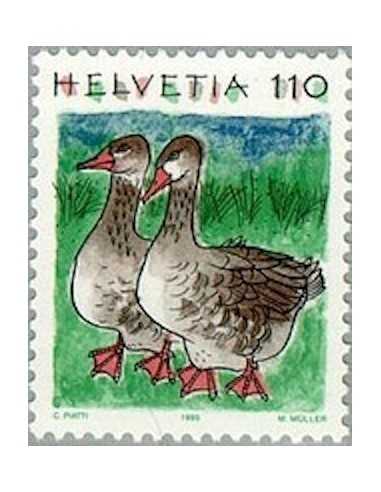 Timbre Poste Suisse N° 1491 Neuf ** philatelie foxtimbre