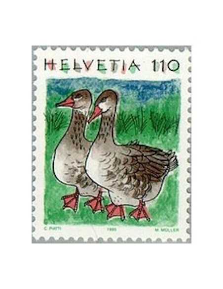 Timbre Poste Suisse N° 1491 Neuf ** philatelie foxtimbre