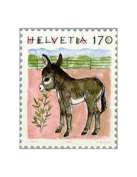 Timbre Poste Suisse N° 1493 Neuf ** philatelie foxtimbre