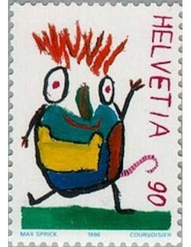 Timbre Poste Suisse N° 1522 Neuf ** philatelie foxtimbre