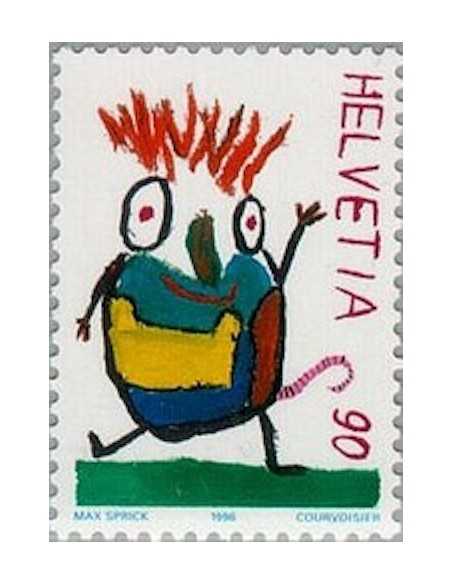 Timbre Poste Suisse N° 1522 Neuf ** philatelie foxtimbre