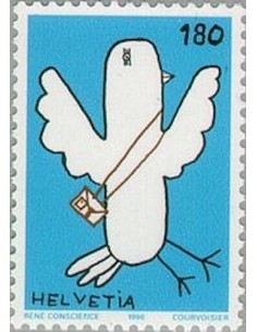 Timbre Poste Suisse N° 1524 Neuf ** philatelie foxtimbre