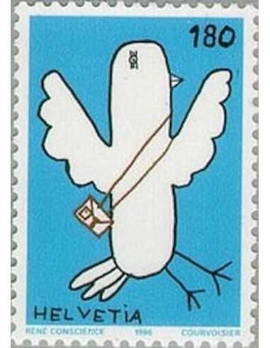 Timbre Poste Suisse N° 1524 Neuf ** philatelie foxtimbre