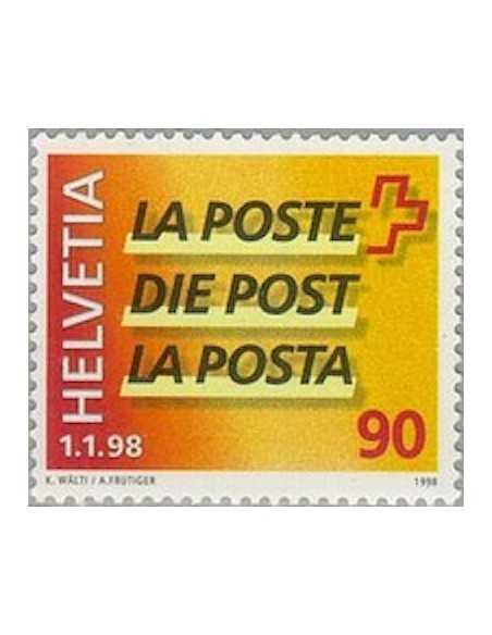 Timbre Poste Suisse N° 1561 Neuf ** philatelie foxtimbre