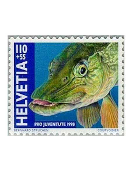 Timbre Poste Suisse N° 1596 Neuf ** philatelie foxtimbre