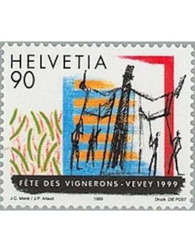 Timbre Poste Suisse N° 1615 Neuf ** philatelie foxtimbre