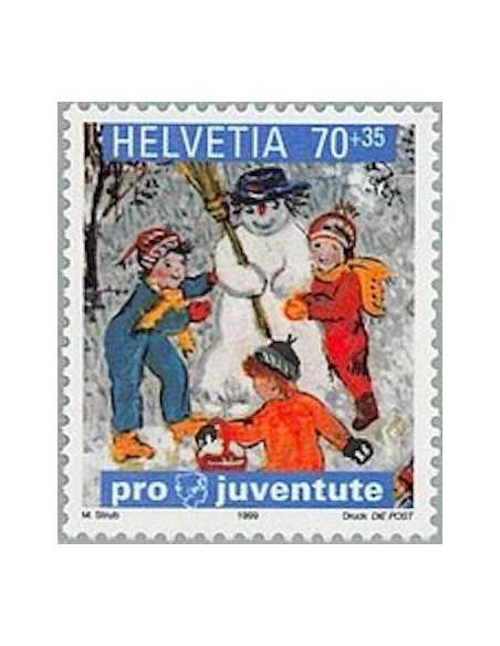 Timbre Poste Suisse N° 1629 Neuf ** philatelie foxtimbre