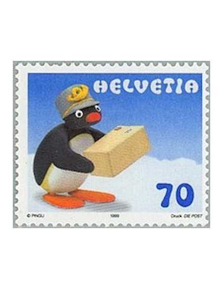 Timbre Poste Suisse N° 1635 Neuf ** philatelie foxtimbre