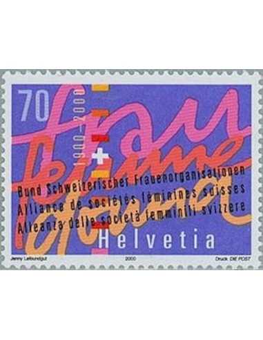 Timbre Poste Suisse N° 1642 Neuf ** philatelie foxtimbre