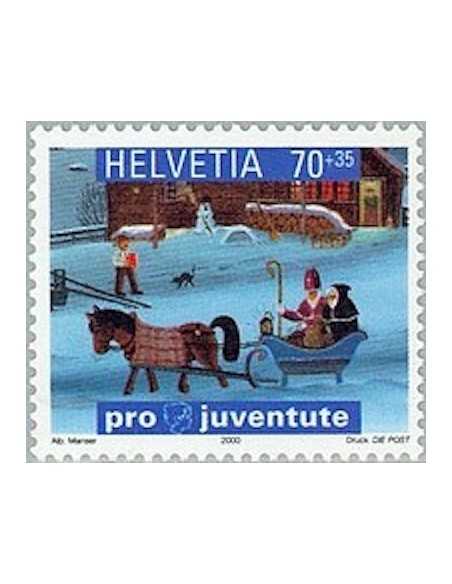 Timbre Poste Suisse N° 1663 Neuf ** philatelie foxtimbre