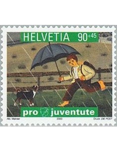 Timbre Poste Suisse N° 1665 Neuf ** philatelie foxtimbre