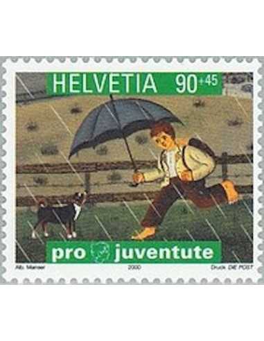 Timbre Poste Suisse N° 1665 Neuf ** philatelie foxtimbre