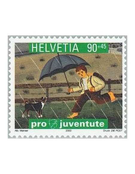 Timbre Poste Suisse N° 1665 Neuf ** philatelie foxtimbre