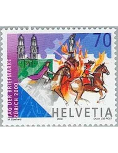 Timbre Poste Suisse N° 1668 Neuf ** philatelie foxtimbre