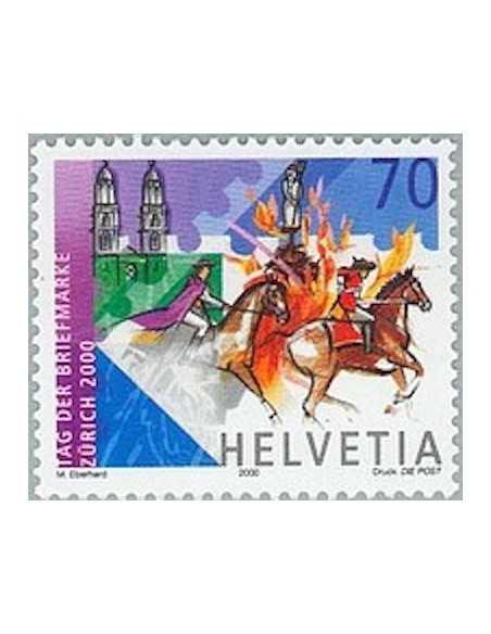 Timbre Poste Suisse N° 1668 Neuf ** philatelie foxtimbre