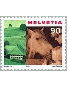 Timbre Poste Suisse N° 1687 Neuf ** philatelie foxtimbre