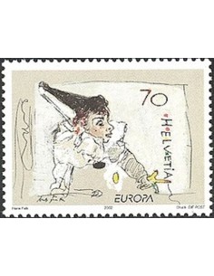 Timbre Poste Suisse N° 1719 Neuf ** philatelie foxtimbre