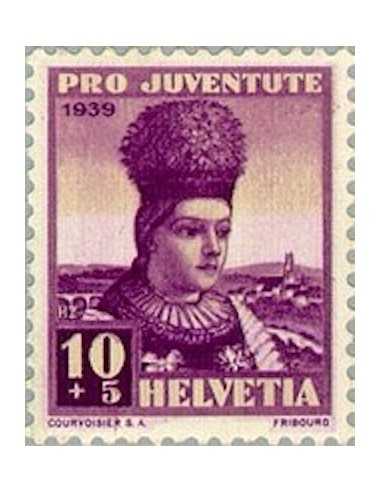 Timbre Poste Suisse N° 0345 Neuf *