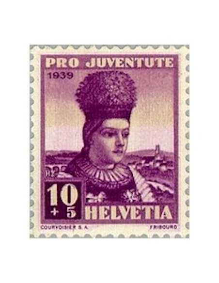 Timbre Poste Suisse N° 0345 Neuf *