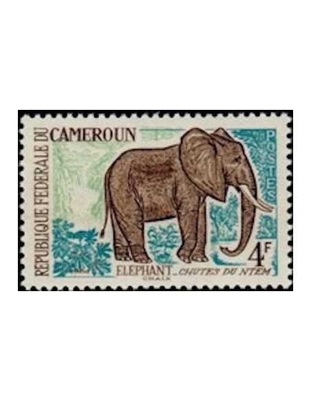 Timbre poste Cameroun N° 344 Obli