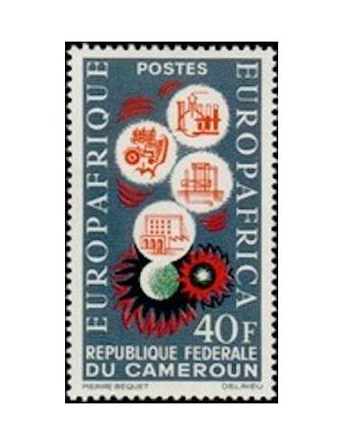 Timbre poste Cameroun N° 380 Obli