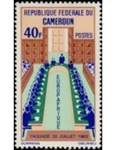 Timbre poste Cameroun N° 402 Obli