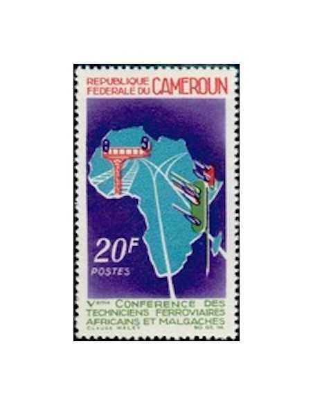 Timbre poste Cameroun N° 434 Obli