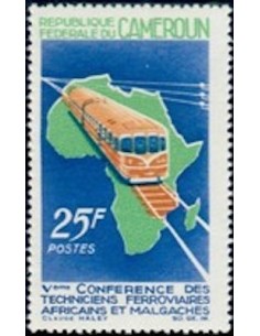 Timbre poste Cameroun N° 435 Obli