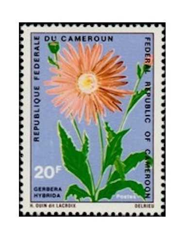 Timbre poste Cameroun N° 496 Obli