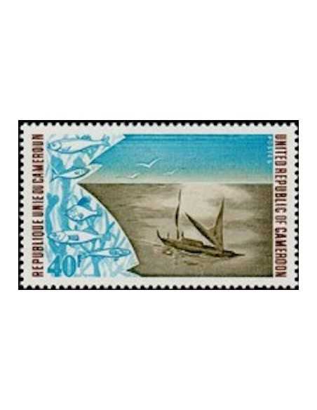 Timbre poste Cameroun N° 587 Obli