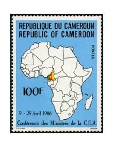 Timbre poste Cameroun N° 789 Obli