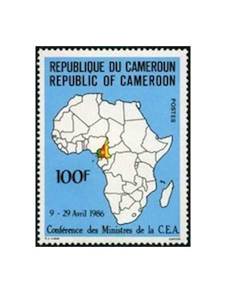 Timbre poste Cameroun N° 789 Obli