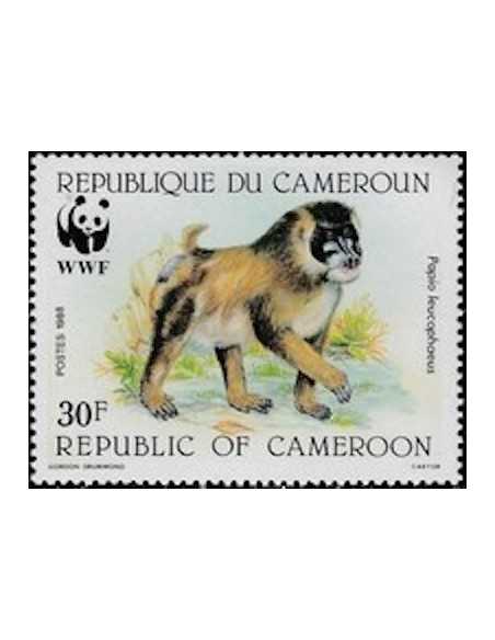 Timbre poste Cameroun N° 822 Obli