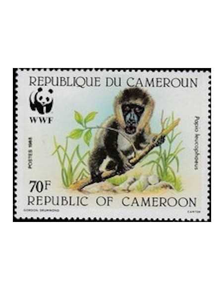 Timbre poste Cameroun N° 824 Obli