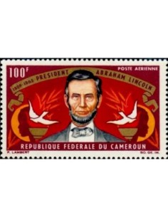 Timbre poste Cameroun PA N° 64 Obli