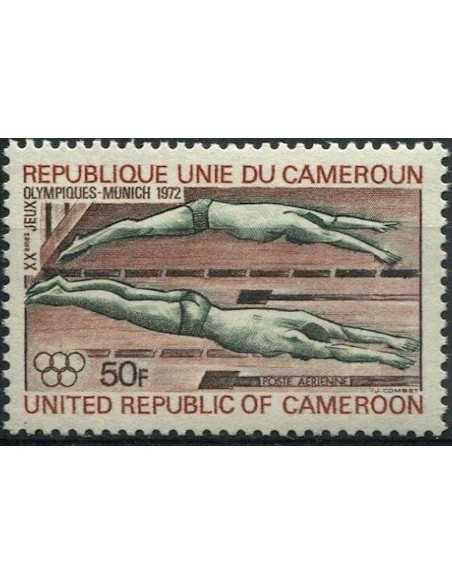 Timbre poste Cameroun PA N° 202 Obli