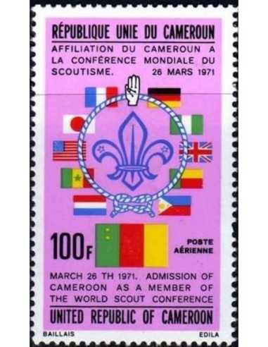 Timbre poste Cameroun PA N° 219 Obli
