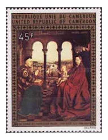 Timbre poste Cameroun PA N° 222 Obli