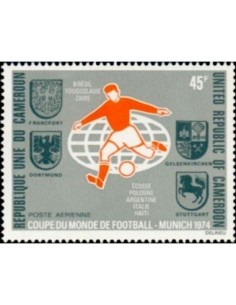 Timbre poste Cameroun PA N° 227 Obli